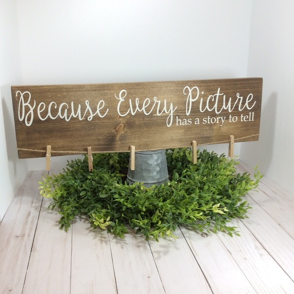 Handmade Other - Because Every Picture Tells a Story Photo Holder